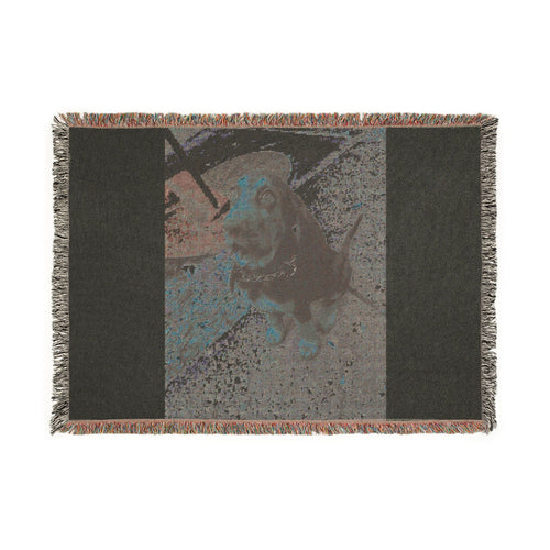 Customizable Pet Photo Woven Blanket