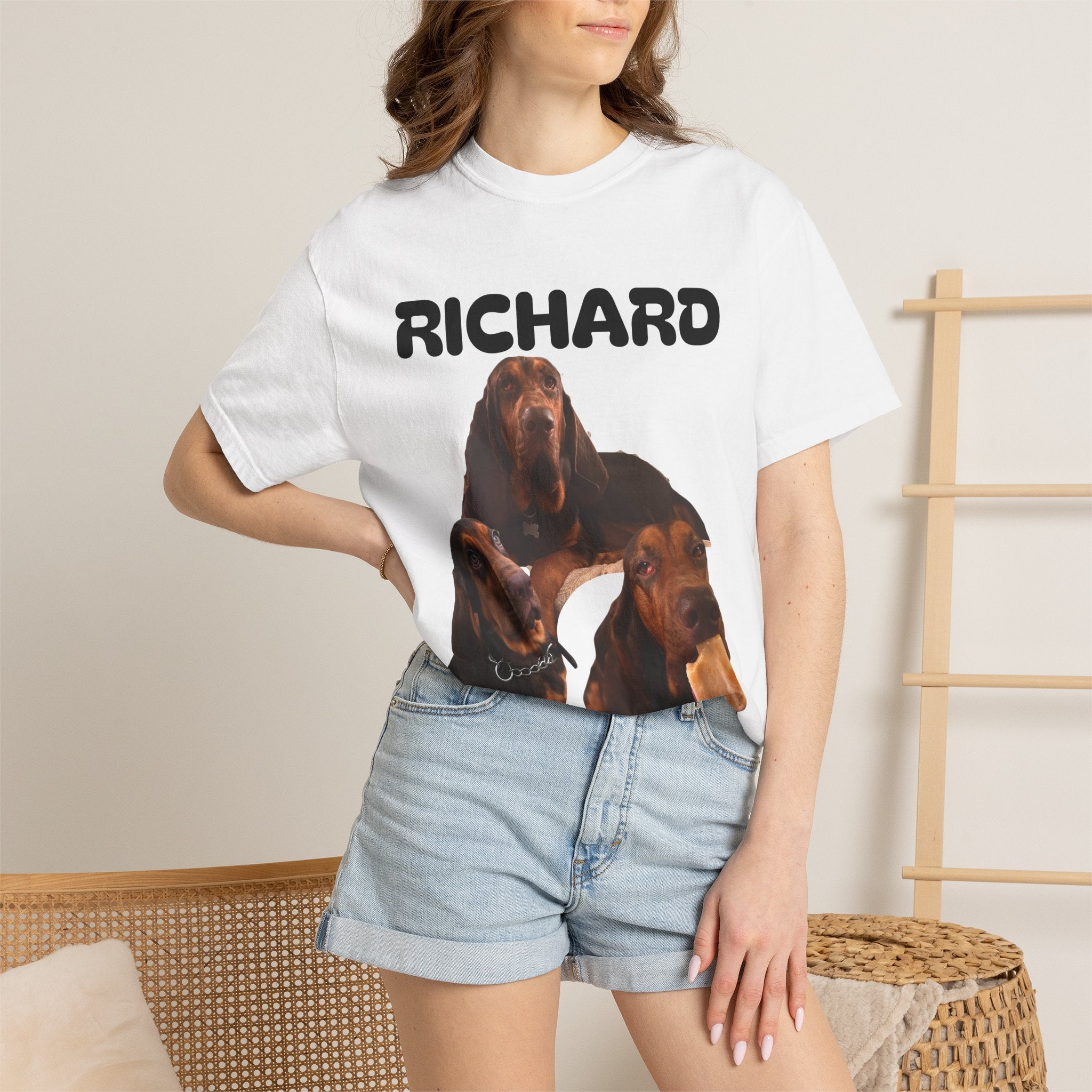 Customizable Pet T-Shirt - Retro Pet Photo Tee for Pet Lovers
