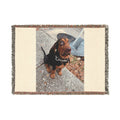 Customizable Pet Photo Woven Blanket
